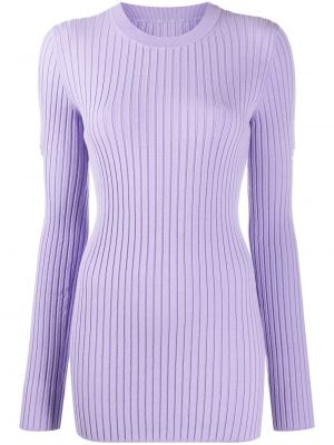 Jersey de tela jersey Mm6 Maison Margiela violeta