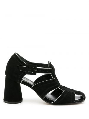 Полуотворени обувки Sarah Chofakian черно