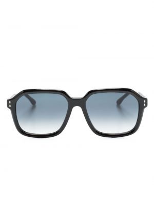 Oversized slnečné okuliare s potlačou Isabel Marant Eyewear čierna