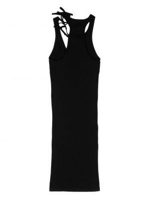 Asymetrické midi šaty Andreadamo černé