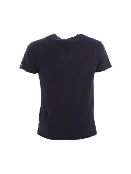 T-shirt mit v-ausschnitt mit kurzen ärmeln mit taschen Yes Zee blau