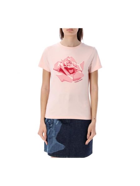 Klassische t-shirt Kenzo pink
