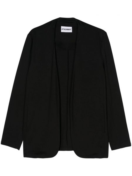 Jersey jacke aus baumwoll Attachment schwarz