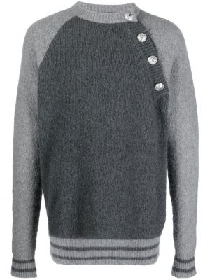 Пуловер с копчета Balmain сиво