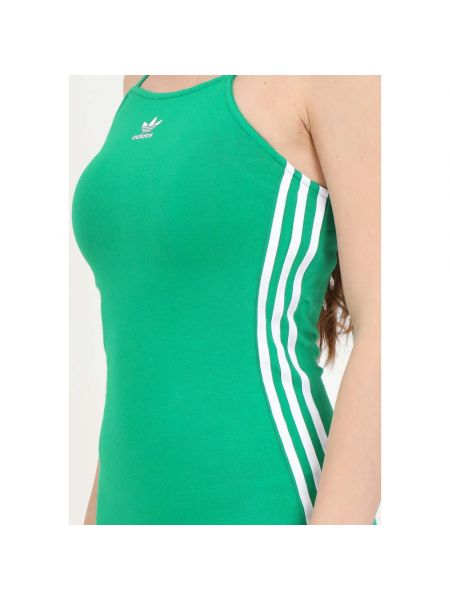 Mini vestido Adidas Originals verde