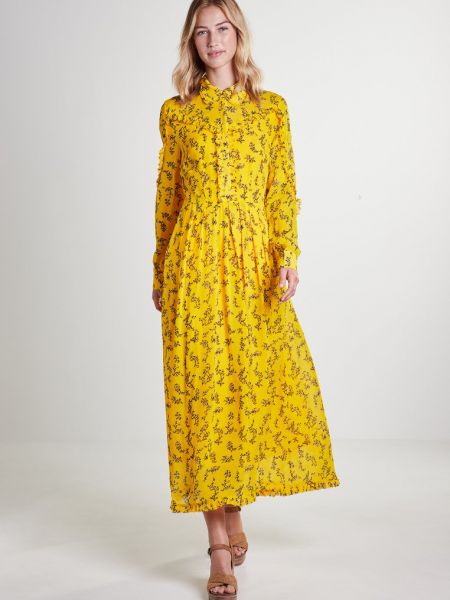 Sukienka długa Lala Berlin żółta