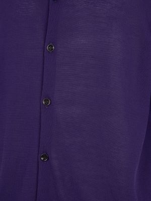 Tricou polo din bumbac Lemaire violet
