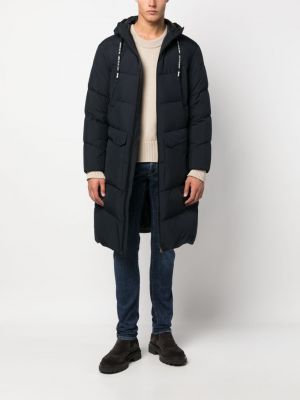 Kabát s kapucí Herno modrý