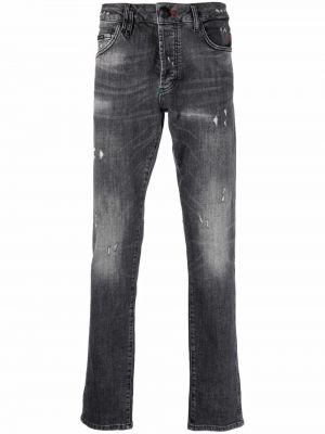 Straight leg jeans Philipp Plein grigio