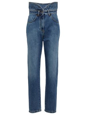 Skinny fit džínsy s vysokým pásom Philosophy Di Lorenzo Serafini modrá