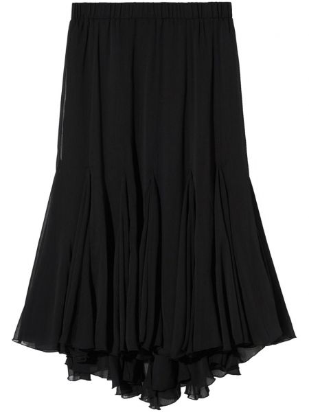 Plisované midi sukně B+ab černé