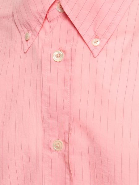 Πουπουλένιο βαμβακερό πουκάμισο Sunflower ροζ