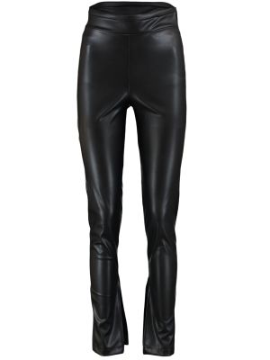 Műbőr kötött bőr leggings Trendyol fekete