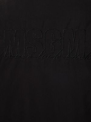 Памучно пухено яке Msgm черно