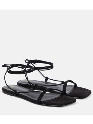 Semišové sandále Totême čierna