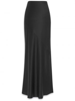 Hedvábné dlouhá sukně Saint Laurent černé