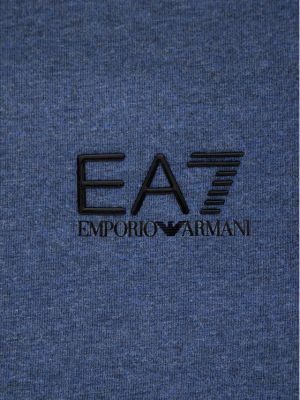 T-shirt a maniche lunghe Ea7 Emporio Armani blu