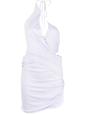 Асиметрична коктейлна рокля Gauge81 виолетово