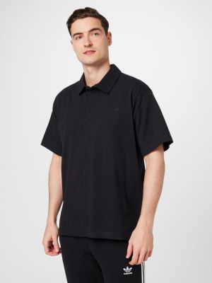 Поло тениска Adidas Originals черно