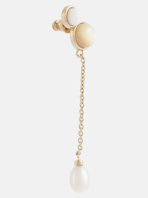 Σκουλαρίκια με μαργαριτάρια Chloã© λευκό