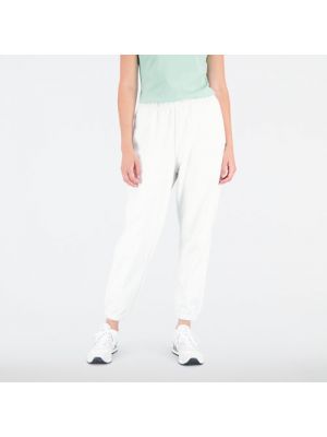 Pantalon en coton New Balance blanc