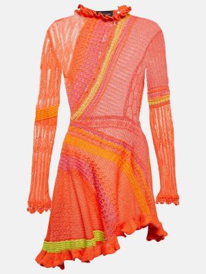 Βαμβακερή φόρεμα Roberta Einer πορτοκαλί