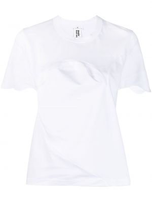 Памучна тениска Noir Kei Ninomiya бяло
