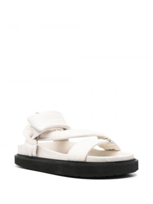 Dabīgās ādas sandales Isabel Marant balts