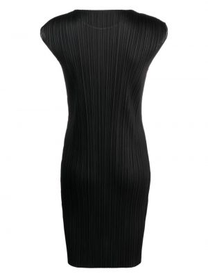 Kleid mit plisseefalten Issey Miyake schwarz