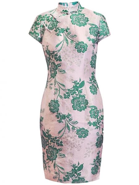 Жакардова рокля на цветя Shanghai Tang