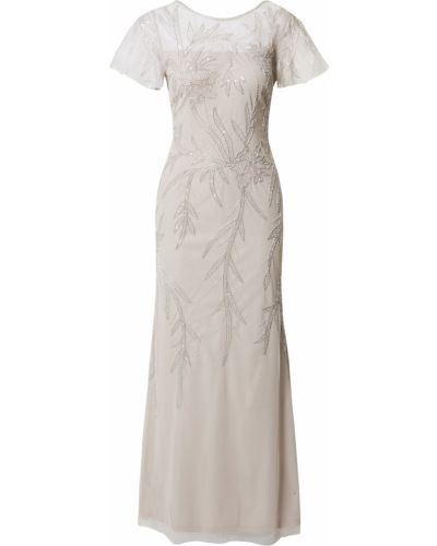 Βραδινό φόρεμα Papell Studio λευκό
