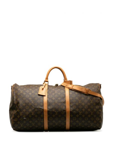 Пътна чанта Louis Vuitton Pre-owned кафяво