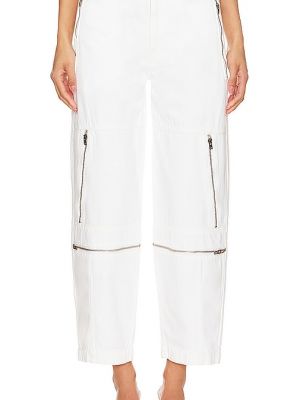 Pantalon cargo Etica blanc