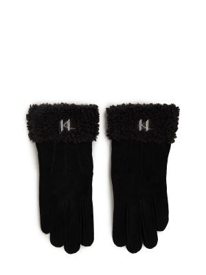 Γάντια Karl Lagerfeld μαύρο