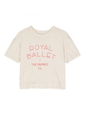 T-shirt con stampa The Animals Observatory rosso