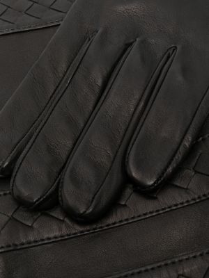 Rękawiczki skórzane Manokhi czarne