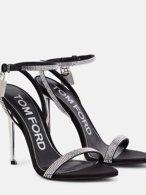 Satīna sandales Tom Ford melns