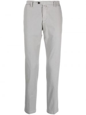 Pantaloni chino slim fit di cotone Briglia 1949 grigio