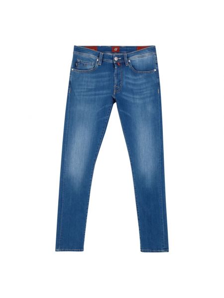 Skinny jeans mit reißverschluss Tramarossa blau