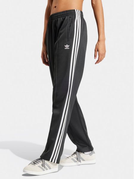 Pantaloni sport cu croială lejeră Adidas Originals negru