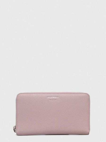 Большой кошелек Emporio Armani розовый