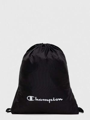 Plecak z nadrukiem Champion czarny