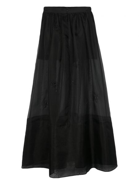 Průsvitné sukně Elie Saab černé