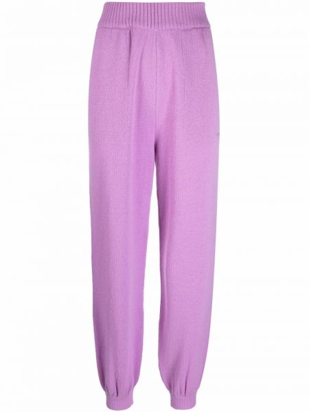 Pantalones de chándal de punto Msgm violeta