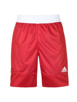 Reverzibilne kratke hlače Adidas crvena