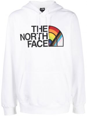 Genser med print The North Face hvit