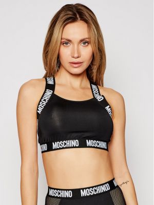 Сутиен bandeau Moschino Underwear & Swim черно