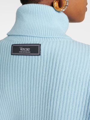 Kõrge kaelusega kampsun Versace sinine