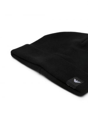 Bonnet en tricot Emporio Armani noir
