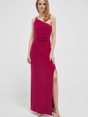 Różowa sukienka długa Lauren Ralph Lauren